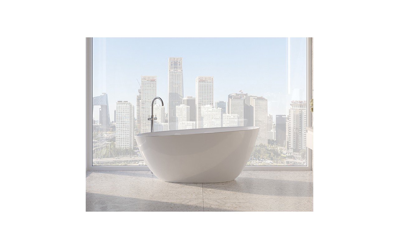 MTI Baths Acquabella Walker 2 Freestanding Mineral Composite Soaking Bathtub picture № 0