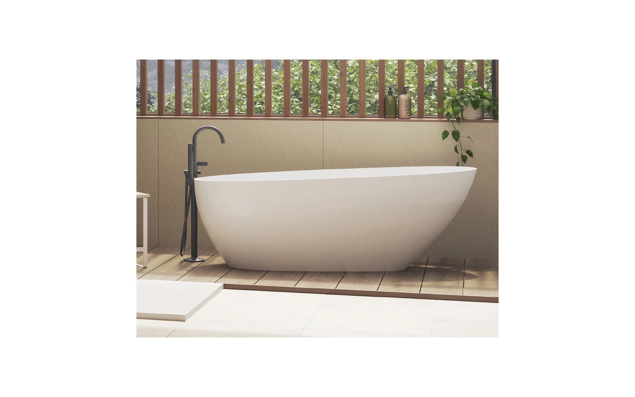 MTI Baths Acquabella Walker 1 Freestanding Mineral Composite Soaking Bathtub picture № 0