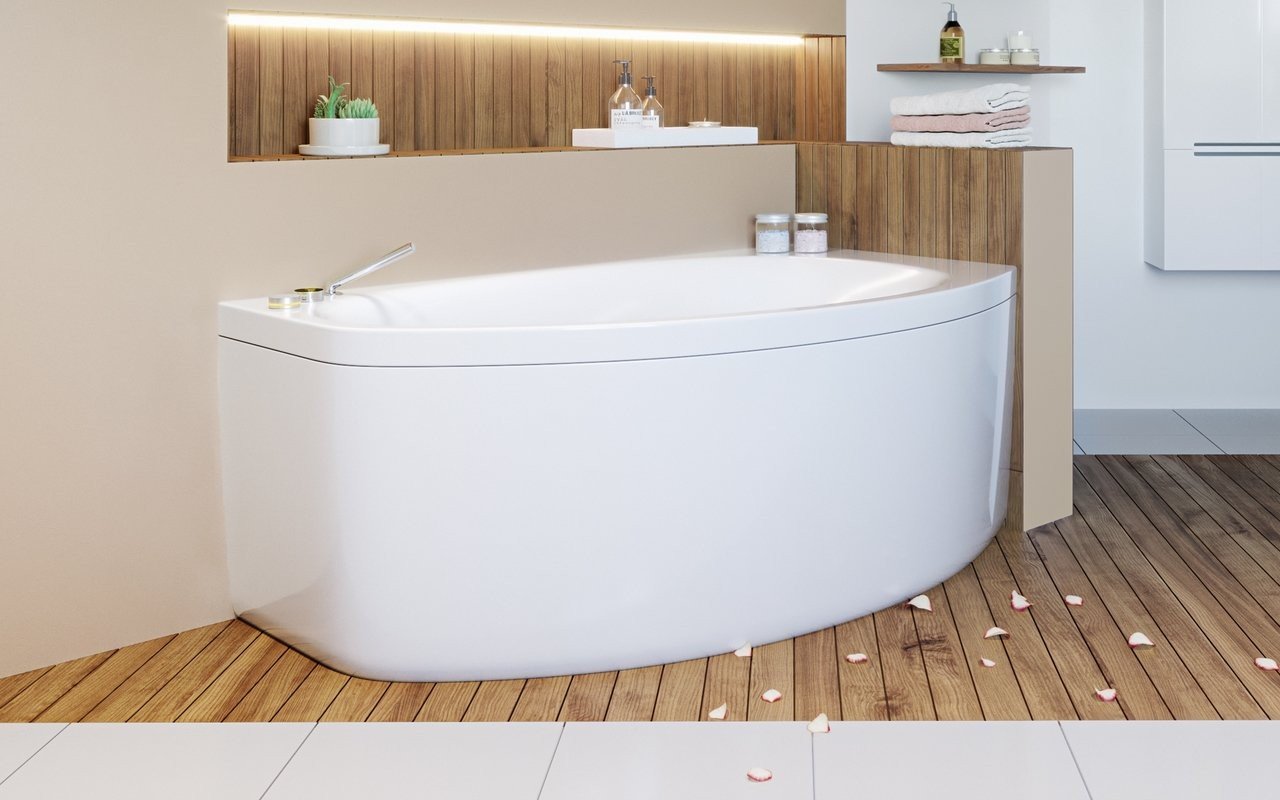 Aquatica Anette-B-L-Wht Corner Acrylic Bathtub picture № 0