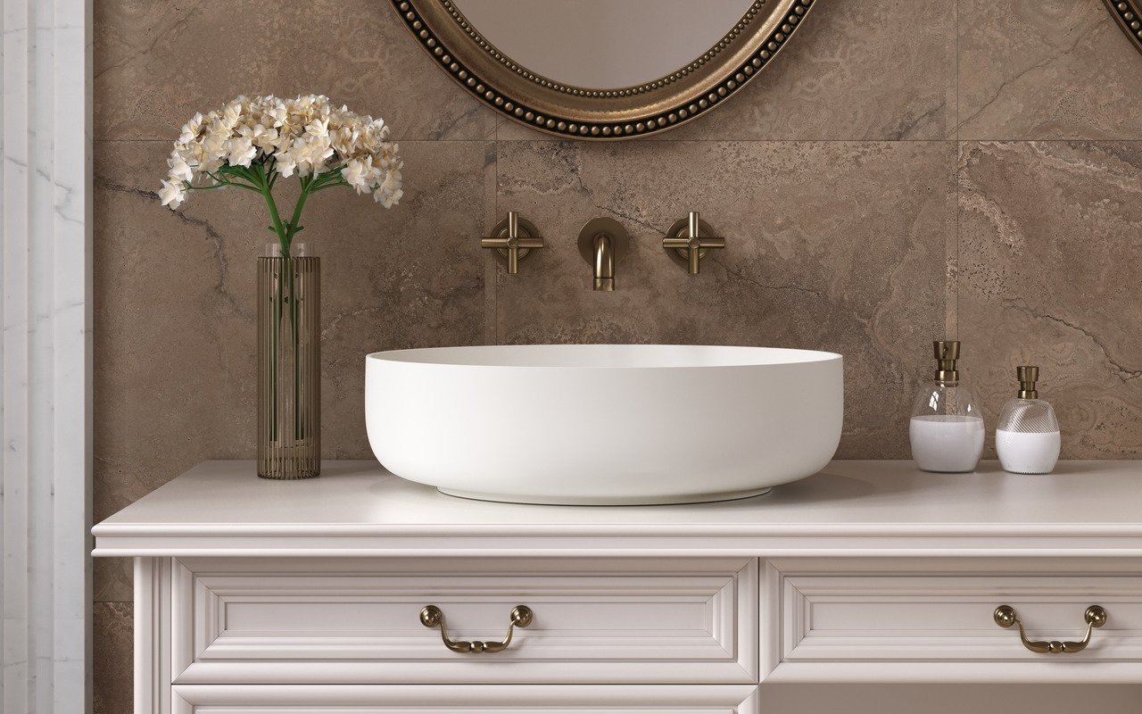 Aquatica Aurora-Wht Oval Stone Bathroom Vessel Sink picture № 0