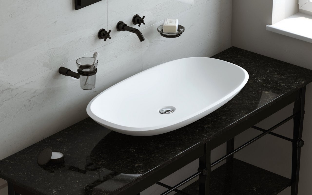 Aquatica Coletta-B-Wht Stone Bathroom Vessel Sink picture № 0