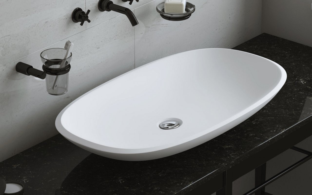Aquatica Coletta-B-Wht Stone Bathroom Vessel Sink picture № 0