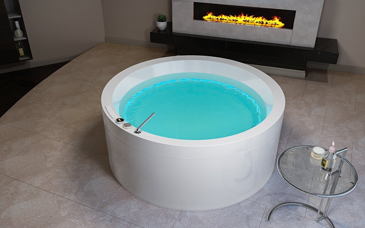 Aquatica Dream Rondo HydroRelax Jetted Outdoor/Indoor Bathtub (US version 240V/50/60Hz) picture № 0