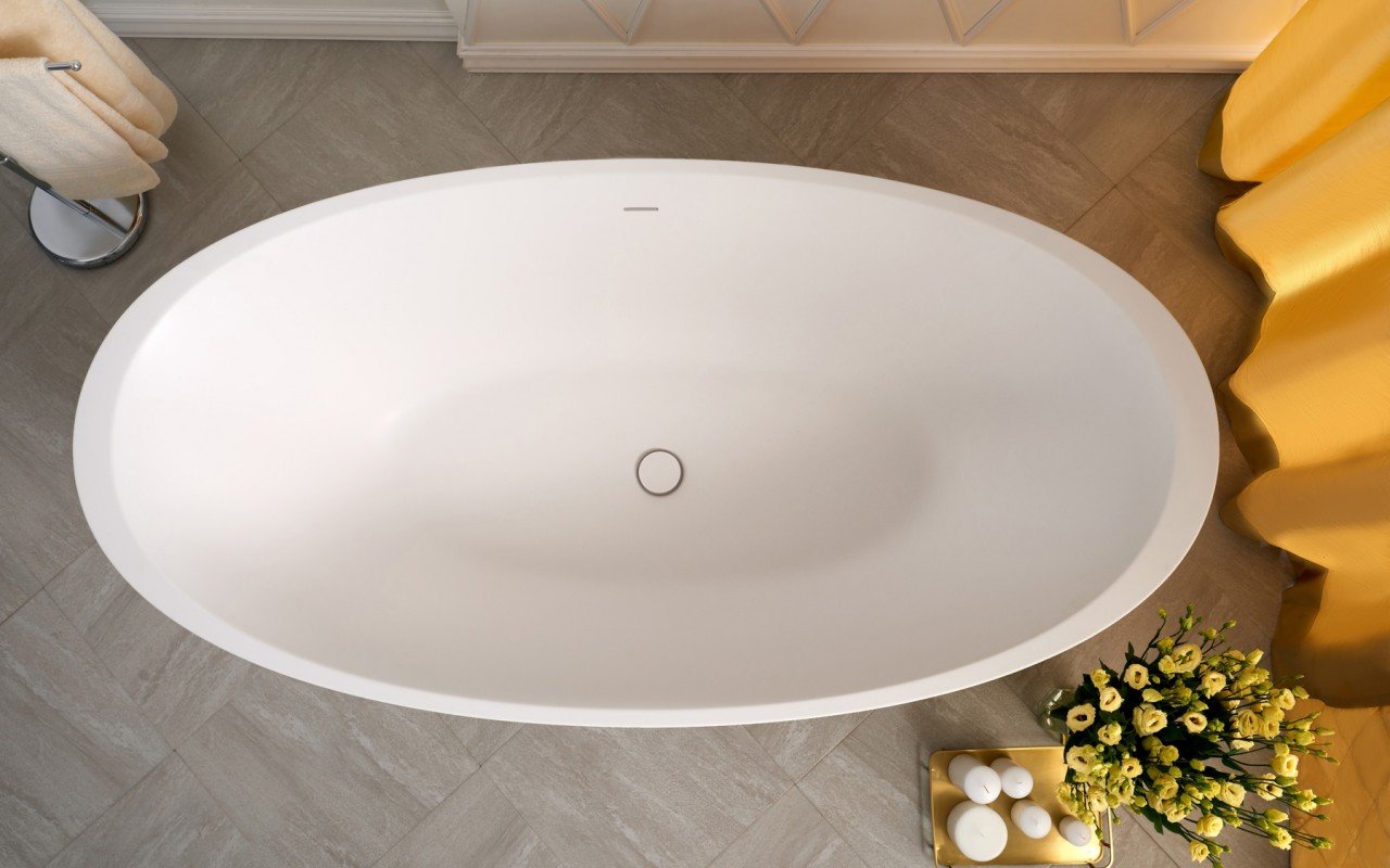 Aquatica Sensuality-Wht™ Freestanding Solid Surface Bathtub picture № 0