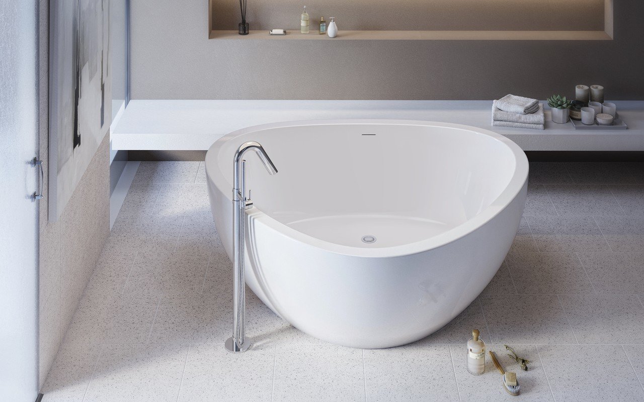 Aquatica Trinity-Wht Freestanding DurateX Bathtub picture № 0