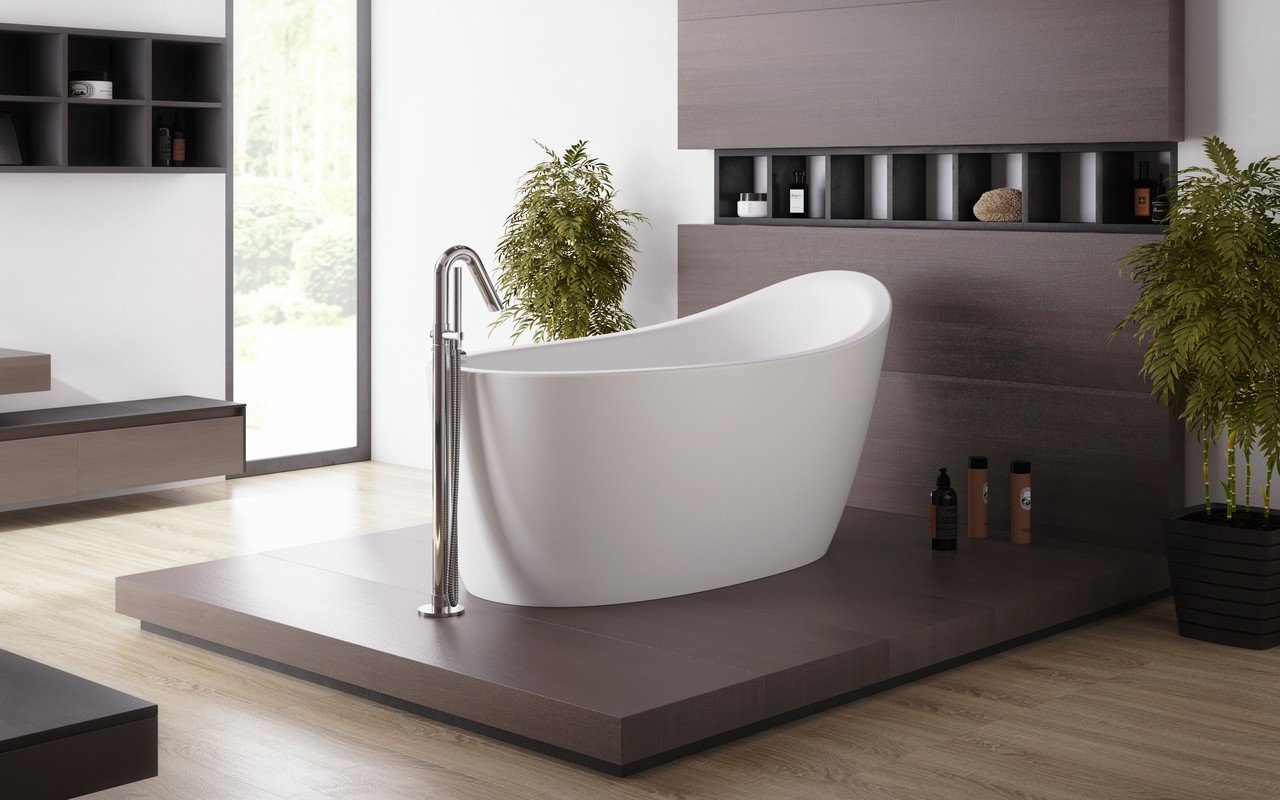 Aquatica Emmanuelle 2 Freestanding Solid Surface Bathtub picture № 0