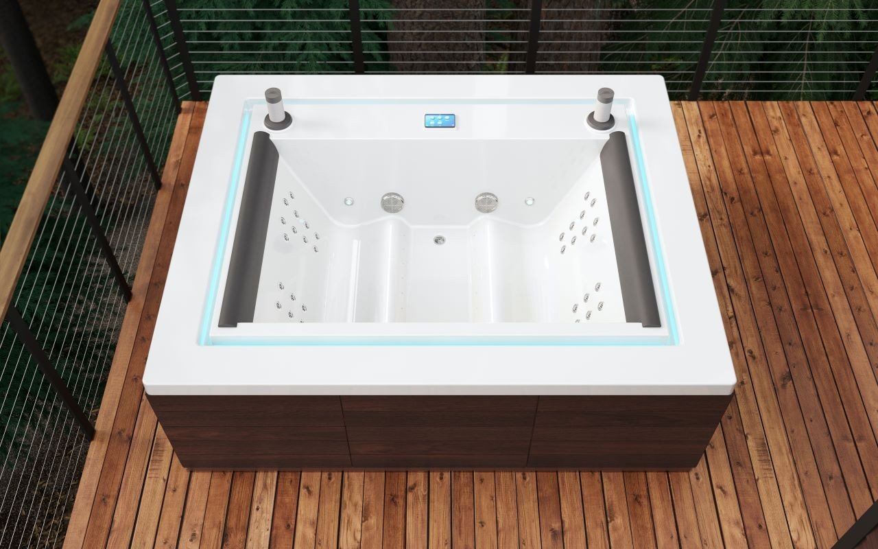 Infinity Spa Light ᐈ 【Aquatica Downtown Infinity Spa With Thermory Wooden Siding (220/240V ...