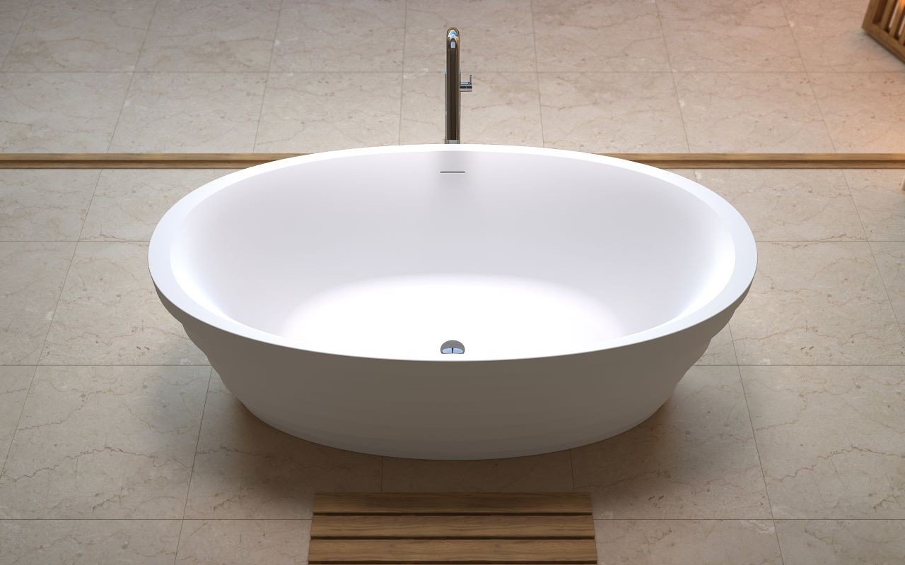 Aquatica Dune Freestanding Solid Surface Bathtub07