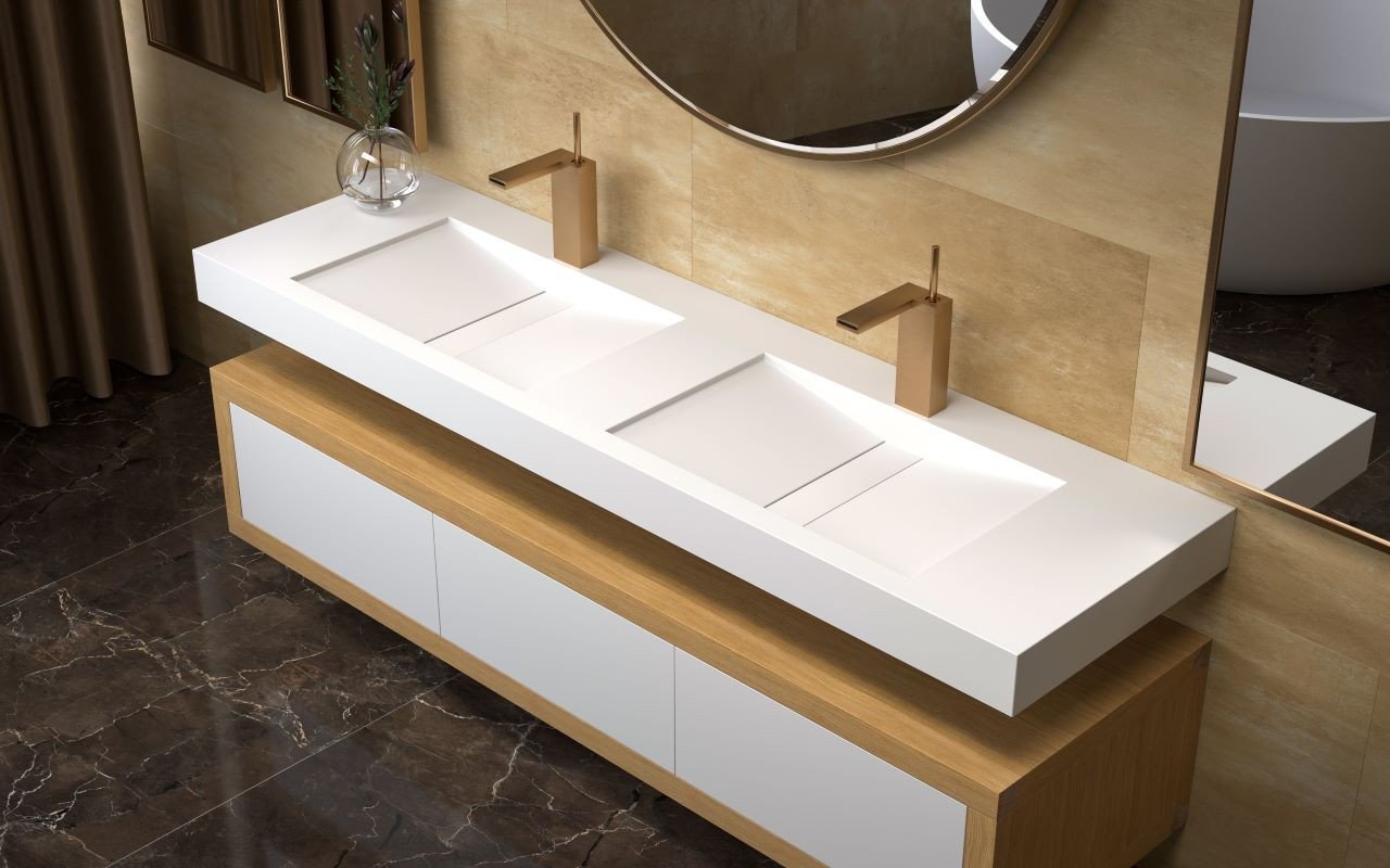 Aquatica Millennium-180-Wht Stone Bathroom Sink picture № 0