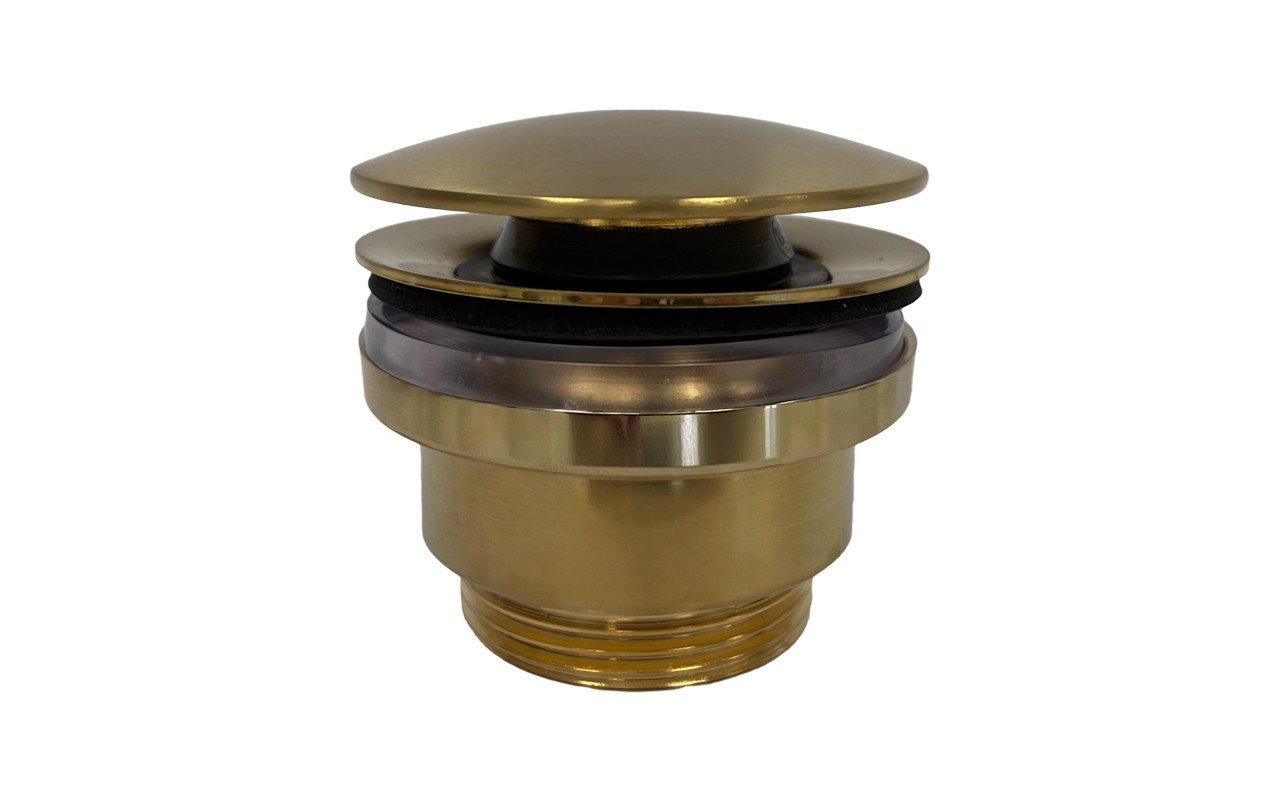 Euroclicker 3S Sink Drain (Aged Gold) Full Assembly picture № 0