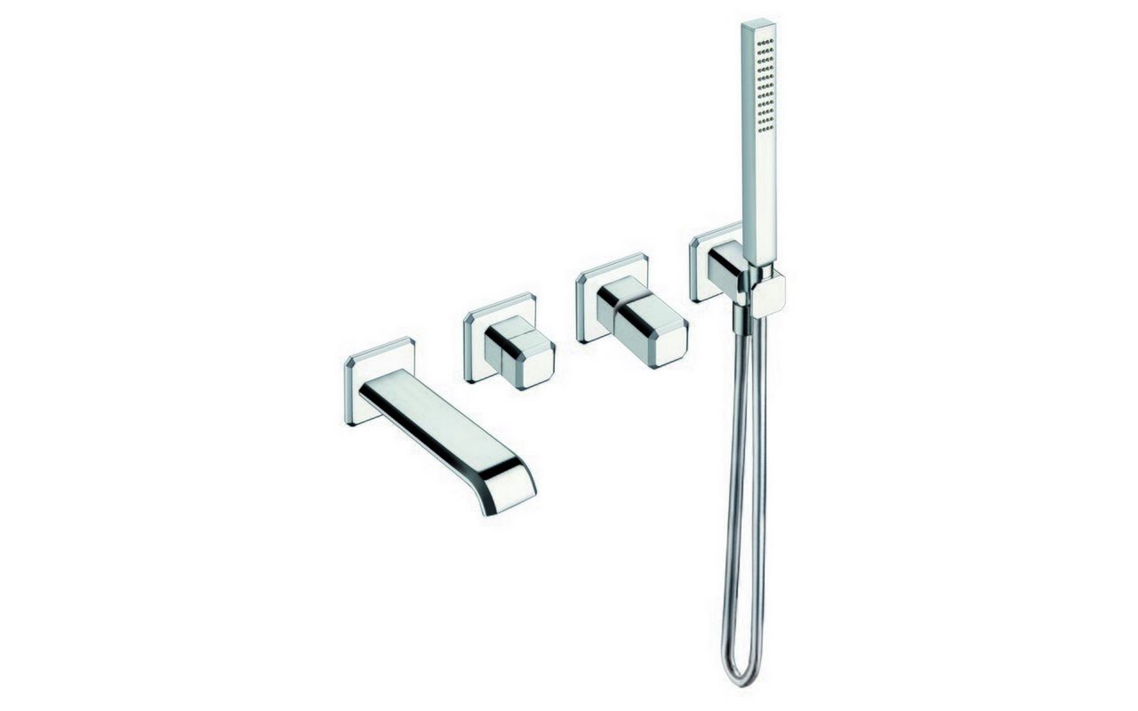 Aquatica Lorena-108 Wall Mounted Bath Filler – Chrome picture № 0