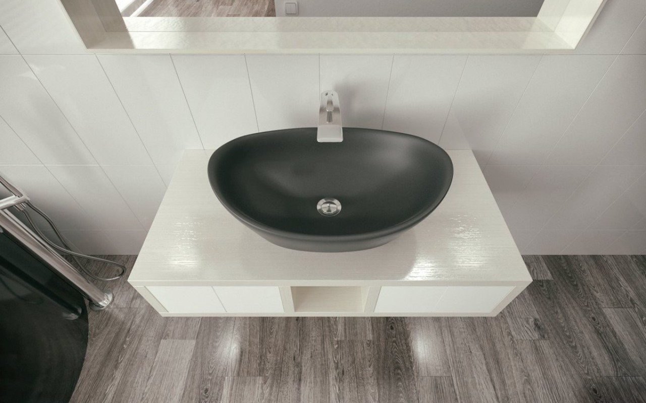 Aquatica Luna-Blck Stone Vessel Sink picture № 0