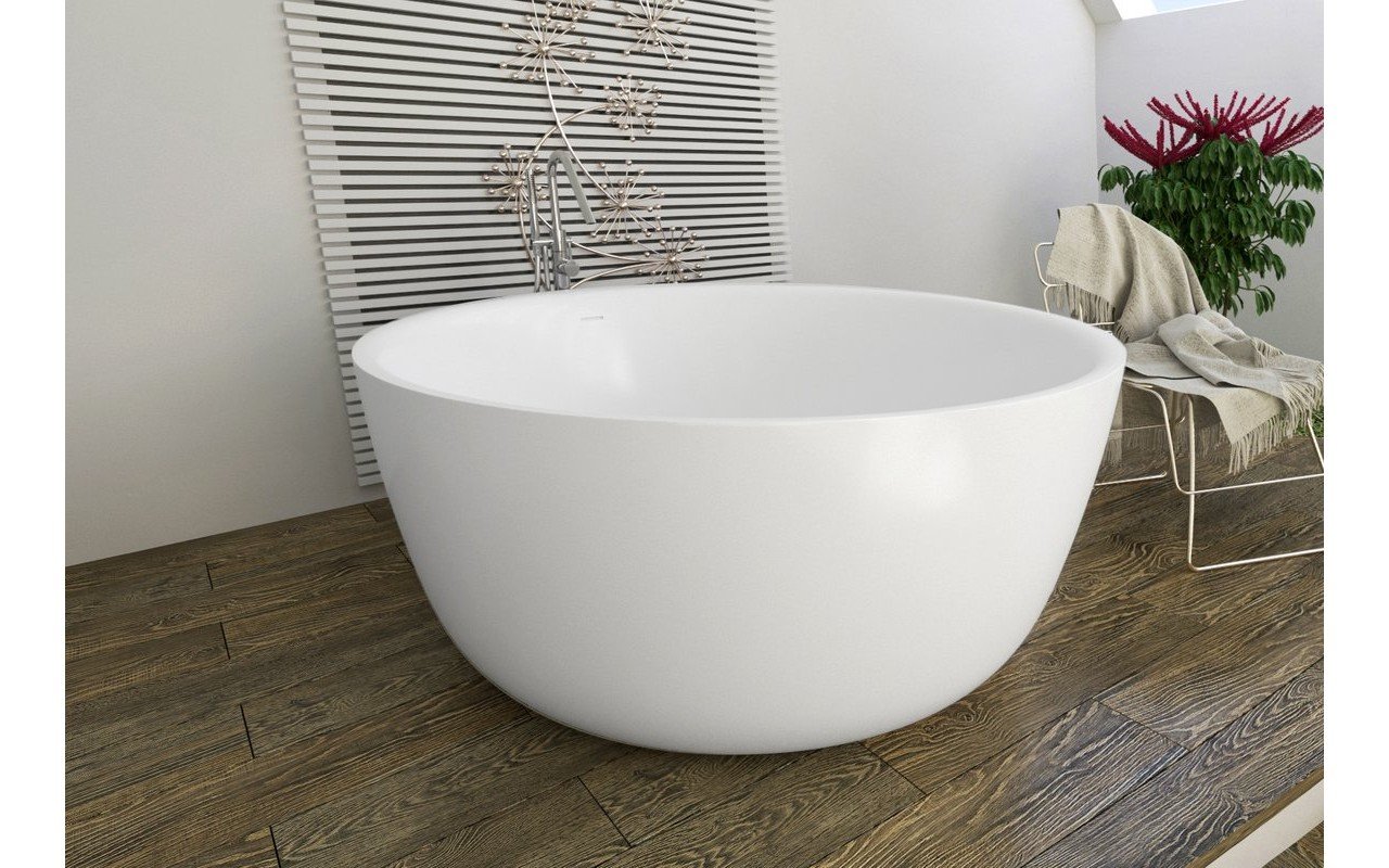 Aquatica Purescape™ 720M Round Freestanding Solid Surface Bathtub picture № 0