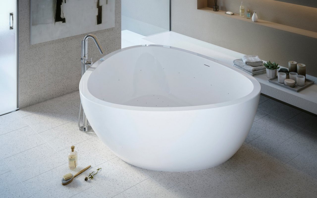 Aquatica Trinity-G-Wht Relax DurateX Air Massage Bathtub - High Gloss picture № 0