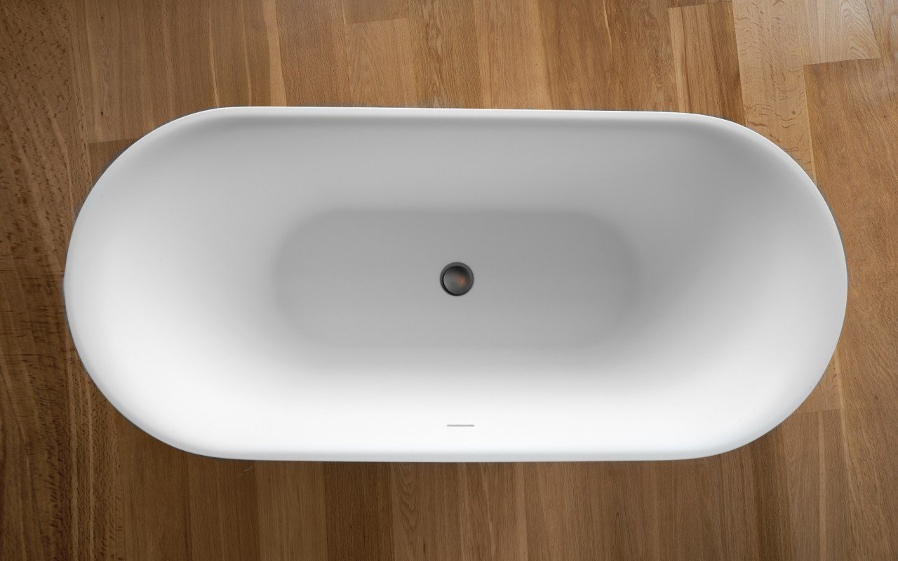 Aquatica Tulip-Wht™ Freestanding Solid Surface Bathtub picture № 0