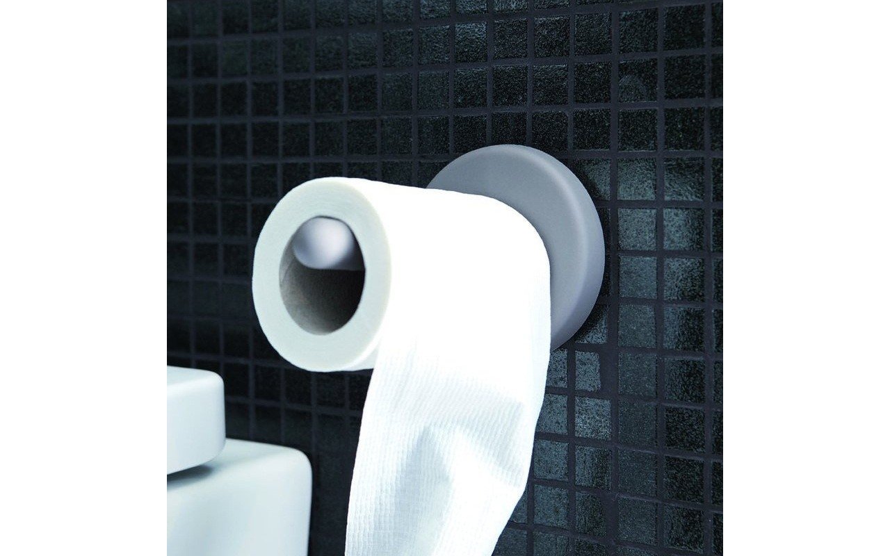 Aquatica Uno Self Adhesive Wall-Mounted Toilet Paper Roll Holder picture № 0