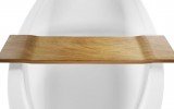 Aquatica Tidal Waterproof Golden Iroko Wood Bathtub Tray 01 (web)