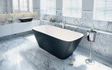 Arabella Black White Freestanding Solid Surface Bathtub by Aquatica web (3) (web)