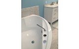 Cleopatra wht corner acrylic bathtub by Aquatica 03 (web)