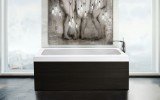 Pure 1d by aquatica back to wall stone bathtub with dark decorative wooden side panels 03 (web)