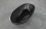 Aquatica Spoon2 Black Freestanding Solid Surface Bathtub02