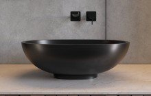 Black Stone Vessel Sink picture № 14