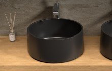 Black Stone Vessel Sink picture № 12