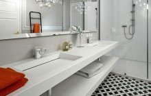 Carre Flexi customizable wall mounted washbasin 04