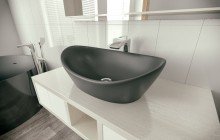 Matte Black Vessel Sink picture № 1