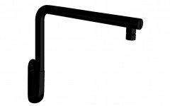 Low Wall Mounted Shower Arm Black Matte(main)