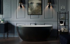 Sensuality mini f black wht freestanding stone bathtub by Aquatica 07 (web)