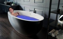 Sensuality mini f black wht relax freestanding solid surface bathtub by Aquatica 19 (web)