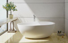 Spoon 2 Freestanding Solid Surface Bathtub by Aquatica 01 (web)