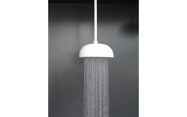 Dynamo Dynamic LED Round Shower Head White Matte 3 web