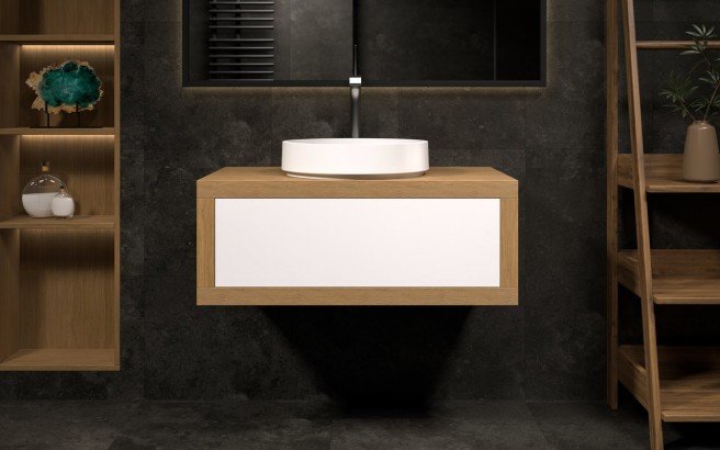 Millennium Wht 90 Stone And Wood Bathroom Vanity (5) (web)