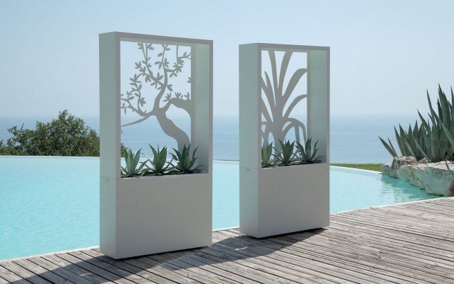Olive Outdoor Decorative Planter Box by Talenti