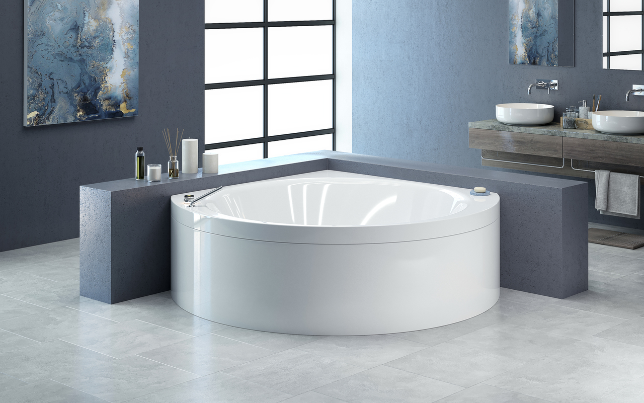 Corner Soaking Bathtubs HandMade in USA Aquatica Canada