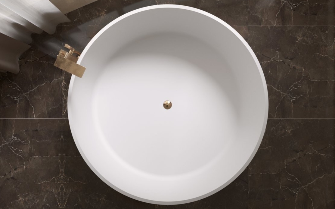 ᐈ 【Aquatica Adelina Round Freestanding Solid Surface Bathtub】 Buy Online,  Best Prices