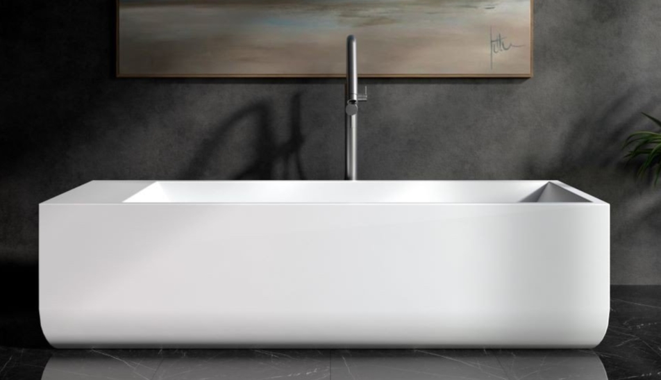 Aquatica Monolith White Frrestanding Solid Surface Bathtub02 new2