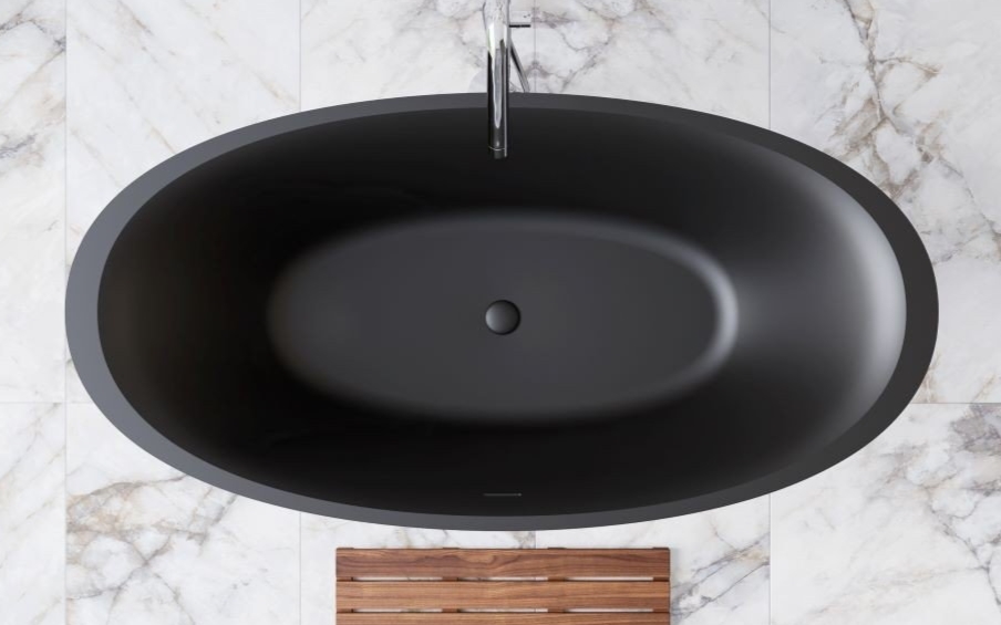 Aquatica Sensuality Black Freesatnding Solid Surface Bathtub06 snip