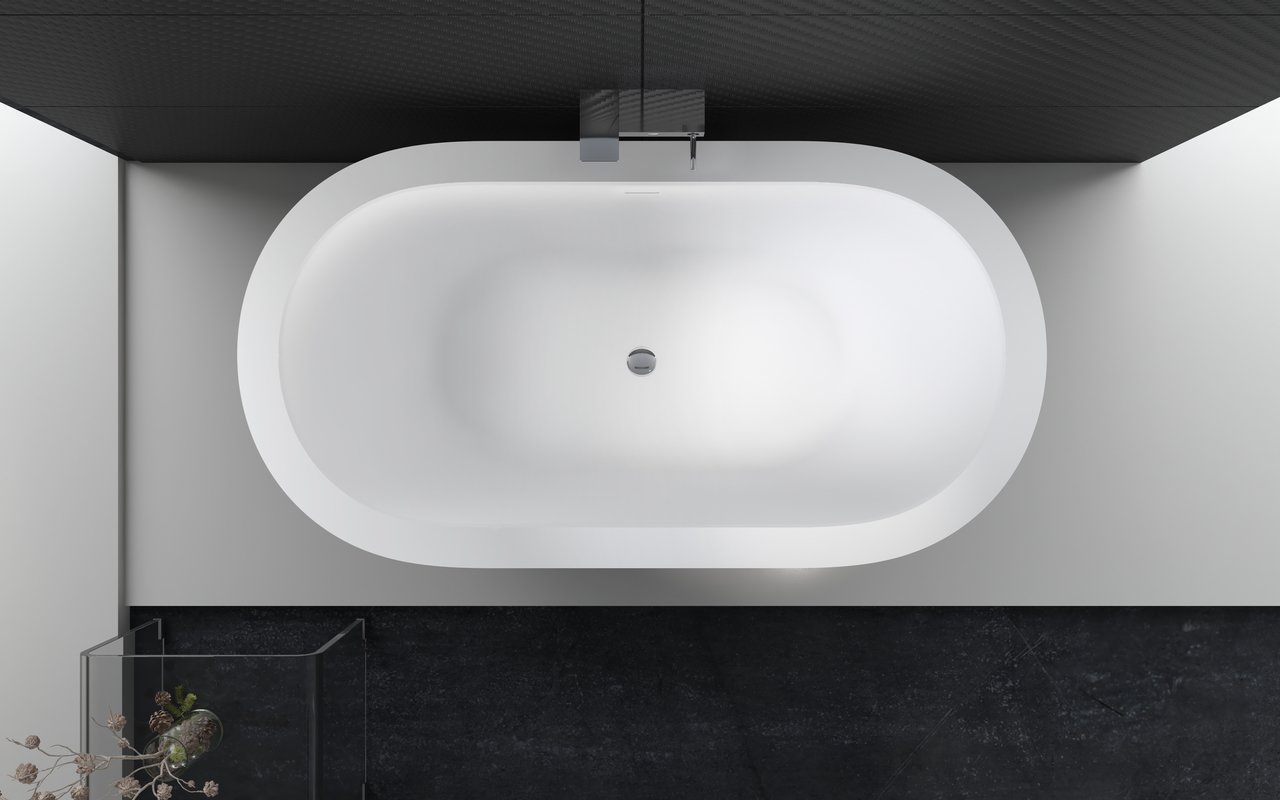 ᐈ 【aquatica Karolina 2 Gunmetal Wht Freestanding Solid Surface Bathtub】 Buy Online Best Prices