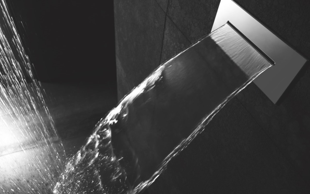 Spring RC300/140 WallMounted BuiltIn Waterfall Shower